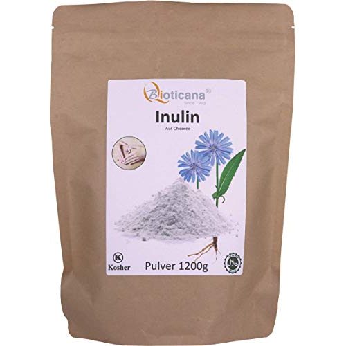 Inulin Bioticana Pulver – 1200 g (1,2 kg) – aus Chicoree Wurzel