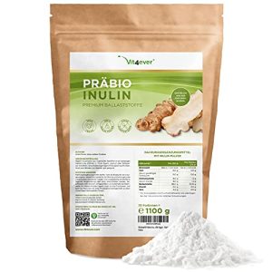 Inulin Vit4ever Präbio Pulver – 1100 g (1,1 kg) – Präbiotikum