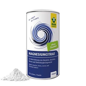 Ionisches Magnesium Raab Vitalfood Magnesiumcitrat Pulver, 340 g