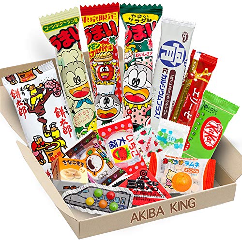 Japanische Süßigkeiten AKIBA KING, Süßigkeiten Box Vegetarisch