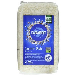 Jasmin-Reis Davert Jasmin Reis weiß, 4er Pack (4 x 500 g) – Bio