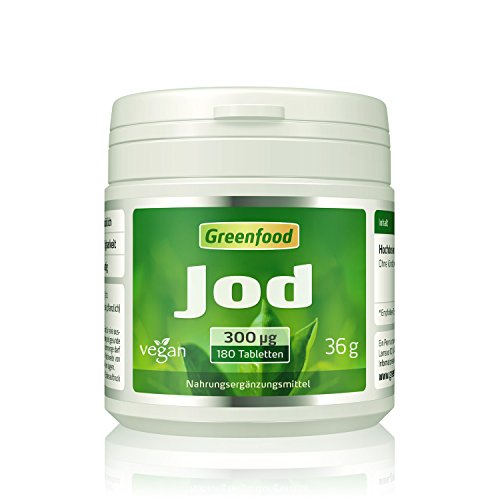 Die beste jodtabletten greenfood jod 300 c2b5g hochdosiert 180 tabletten Bestsleller kaufen