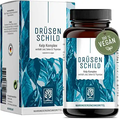 Jodtabletten NATURTREU Jod Selen Komplex Kapseln, 180 Kapseln