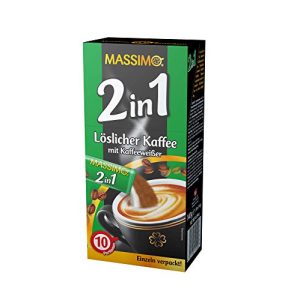 Kaffee-Sticks MASSIMO 2in1 Kaffee mit Kaffeeweißer, 160 Sticks