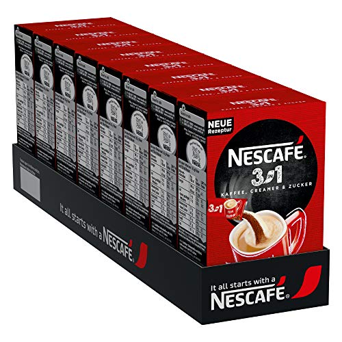Die beste kaffee sticks nescafe 3 in 1 sticks mit creamer zucker 8er Bestsleller kaufen