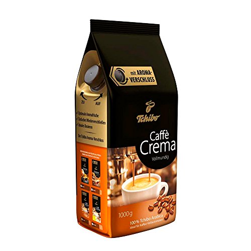 Kaffeebohnen Tchibo Caffè Crema Vollmundig ganze Bohne, 1 kg