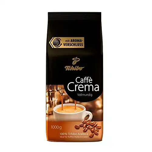 Kaffeebohnen Tchibo Caffè Crema Vollmundig ganze Bohne, 1 kg