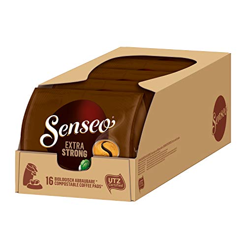 Kaffeepads Senseo Pads Extra Strong, 80 UTZ-zertifiziert, 5 x 16