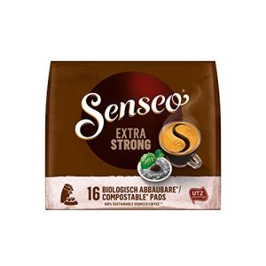 Kaffeepads Senseo Pads Extra Strong, 80 UTZ-zertifiziert, 5 x 16