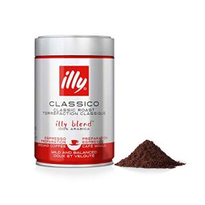 Kaffeepulver Illy Classico Espresso, Kaffee gemahlen, 250g Dose