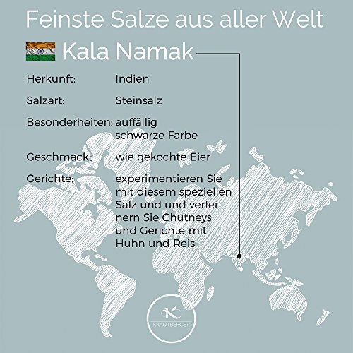 Kala Namak Kb KRAUTBERGER Gourmet Salz 200g | Schwefelsalz