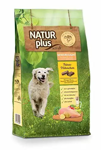 Kaltgepresstes Hundefutter Natur Plus Trockenfutter Senior/Light