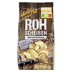 Kartoffelchips Lorenz Snack World Rohscheiben Steinsalz, 10 x