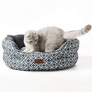 Katzenbett Bedsure waschbar für große Katzen, 64x53x23cm