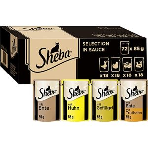 Cat food Sheba Selection, with poultry in sauce 72 x 85g