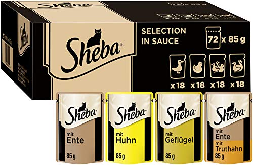 Die beste katzenfutter sheba selection mit gefluegel in sauce 72 x 85g Bestsleller kaufen