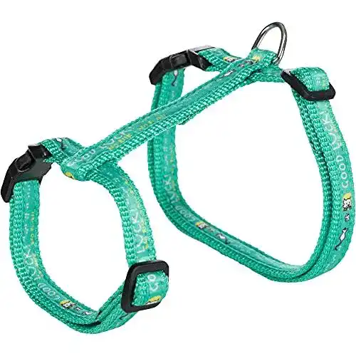 Katzengeschirr TRIXIE 41893 mit Leine, XL, Nylon, 34–57 cm/13 mm