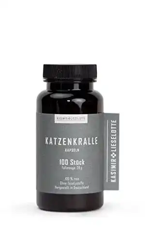 Katzenkrallen-Kapseln Kasimir und Lieselotte, 100 Kapseln