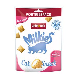 Katzenleckerlies animonda Milkies Wellness, getreidefrei, 6 x 120 g