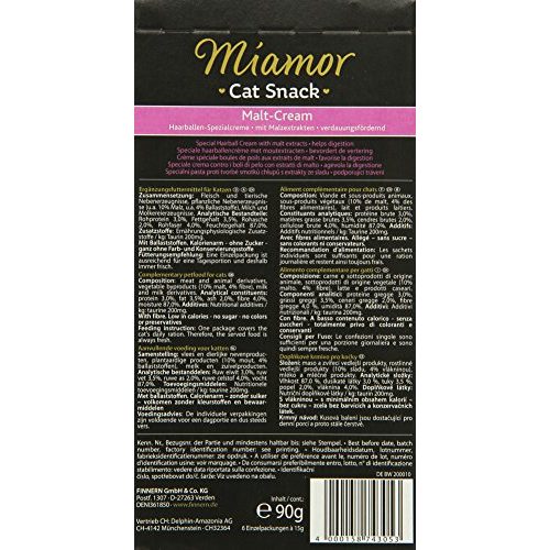 Katzenleckerlies Miamor Cat Snack Malt-Cream 11x6x15g