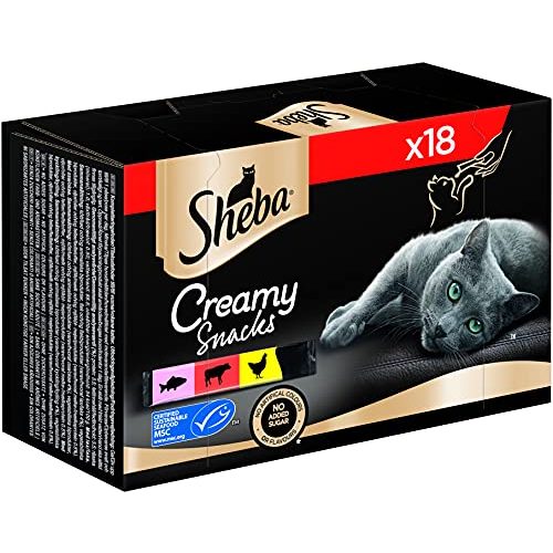 Die beste katzenleckerlies sheba creamy snacks cremig 18 x 12 g Bestsleller kaufen