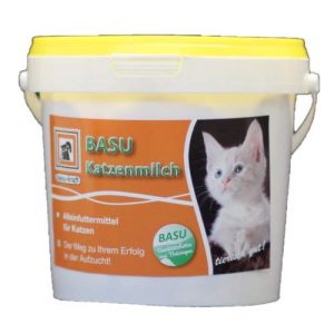 Katzenmilch BASU Aufzuchtmilch, Muttermilch-Ersatz 600 g Eimer