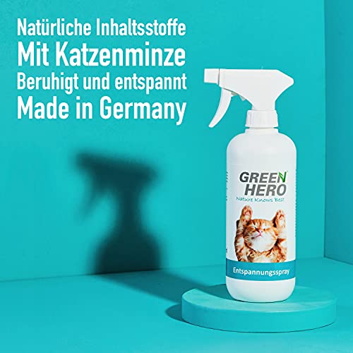 Katzenminze-Spray Green Hero Entspannungsspray, 500 ml