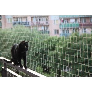 Katzennetz FastNet Balkonnetz für Katzen und Vögel, 5 x 5 m