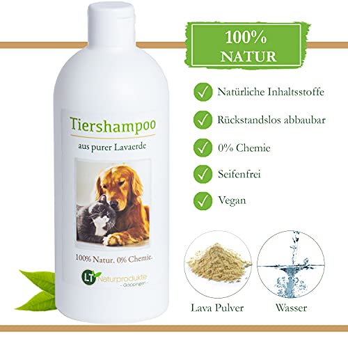 Katzenshampoo LT-Naturprodukte Bio-Tiershampoo vegan, 500ml