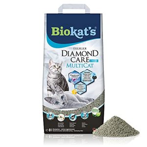 Katzenstreu Biokat’s Diamond Care MultiCat Fresh mit Duft,  8 L