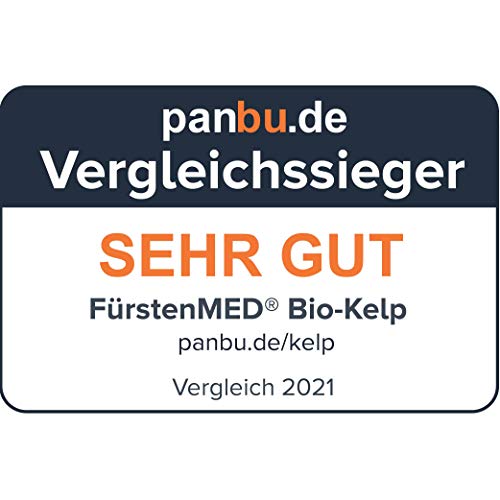 Kelp FürstenMED ® Bio, Natürliches Jod, 250 vegane Kapseln
