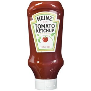 Ketchup HEINZ Tomato, Kopfsteher-Dosierflasche, (5 x 605 ml)