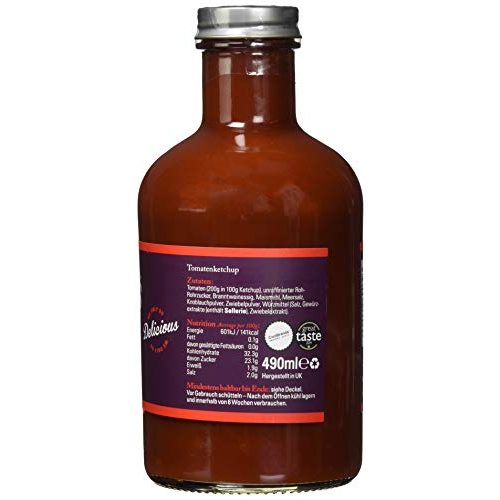 Ketchup Stokes Sauces Stokes Real Tomato, glutenfrei, 490 ml