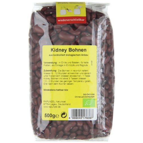 Kidneybohnen Rapunzel Kidney Bohnen, rot, (3 x 500 g) – Bio