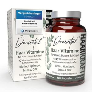 Kieselerde-Kapseln Donivital ® Haar-Vitamine, 120 Haarkapseln
