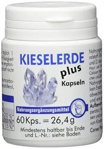 Kieselerde-Kapseln Pharma-Peter KIESELERDE PLUS, 60 Kapseln