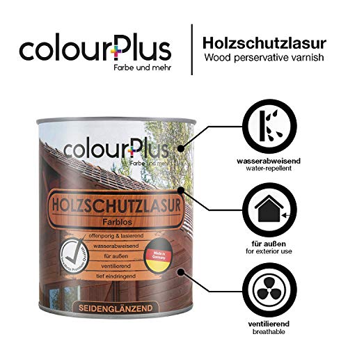 Klarlack Holz colourPlus Farbe und mehr, 750ml, farblos