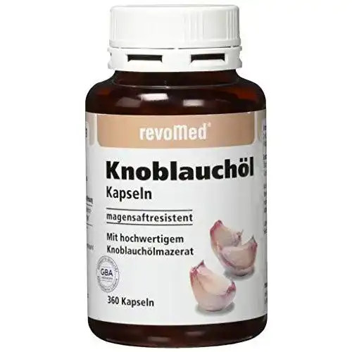Knoblauch-Kapseln revoMed Knoblauchöl Kapseln 360St.