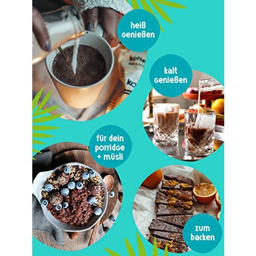 Koffein-Kakao koawach Bio Kakaopulver, Zimt plus Kardamom