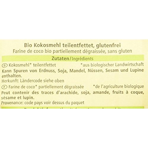 Kokosmehl Alnatura Bio, glutenfrei, (6 x 300 g)