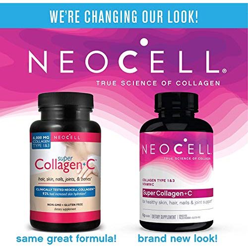 Kollagen-Kapseln Neocell, Super Collagen + Vitamin C, 250 Tabl.