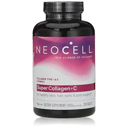 Kollagen-Kapseln Neocell, Super Collagen + Vitamin C, 250 Tabl.