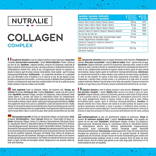 Kollagen-Kapseln NUTRALIE Kollagen + Hyaluronsäure, 60 Kapseln