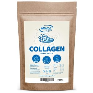 Kollagenhydrolysat Wehle Sports Collagen Pulver 1kg