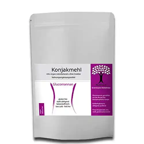 Die beste Konjakmehl Nutrivid reines Glucomannan, (500g) 2026 Test Bestseller Konjakmehl Nutrivid reines Glucomannan, (500g)