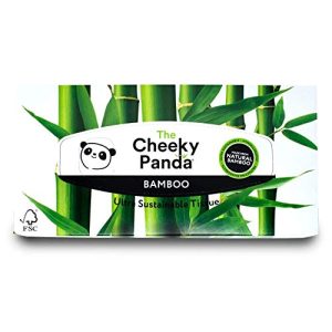 Kosmetiktücher The Cheeky Panda 100 Prozent Bambus 80 Stück