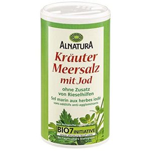 Kräutersalz Alnatura Bio Kräuter-Meersalz, jodiert, (6 x 200 g)