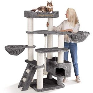 Kratzbaum Happypet ® Grosse Katzen stabil XXL, 156 cm hoch
