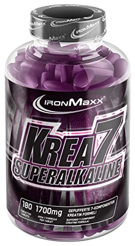 Die beste kre alkalyn ironmaxx krea7 superalkaline kreatin tabletten 180 st Bestsleller kaufen