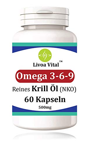 Die beste krilloel livoa vital nko omega 3 6 9 kapseln hochdosiert 60 stk Bestsleller kaufen